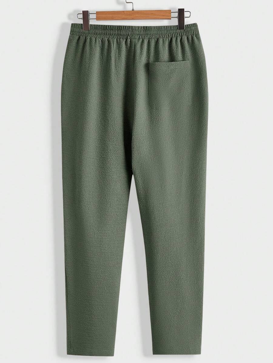 Men's Summer Set – Textured Top & Shorts