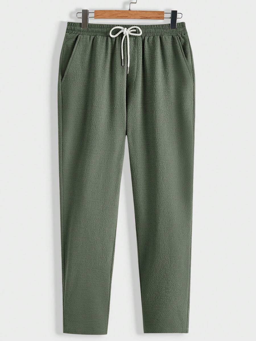 Men's Summer Set – Textured Top & Shorts