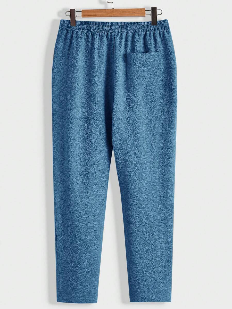 Men's Summer Set – Textured Top & Shorts