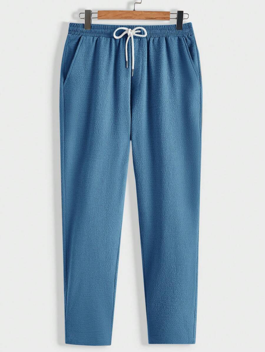 Men's Summer Set – Textured Top & Shorts