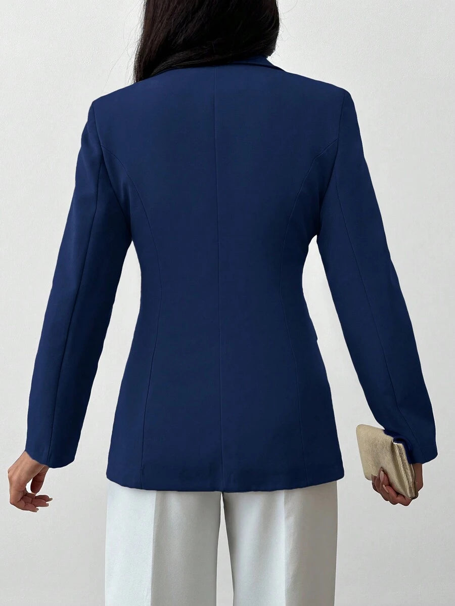 Women's Blazer with Notched Collar and Single Button - Limited Edition Autumn 2025