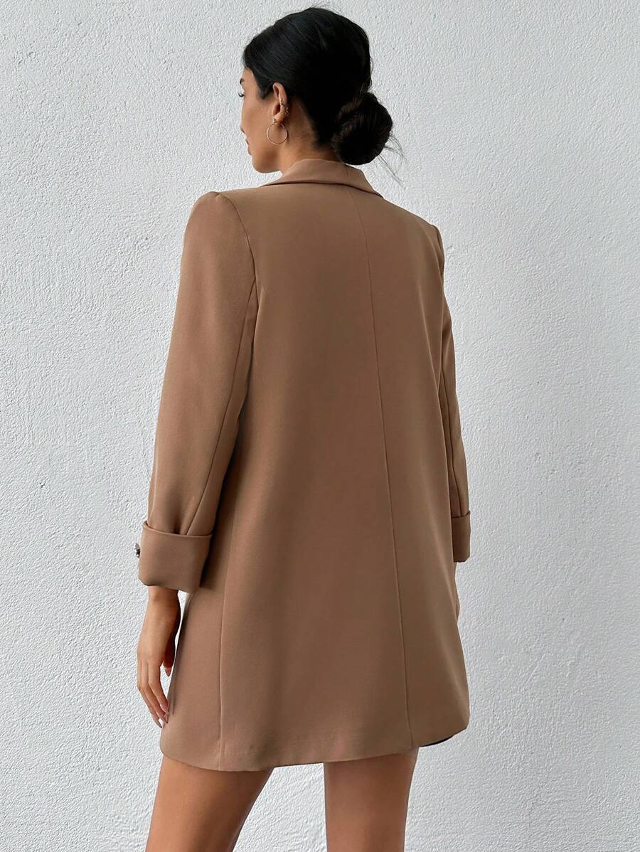 Elegant Women's Jacket with Slim Lapels