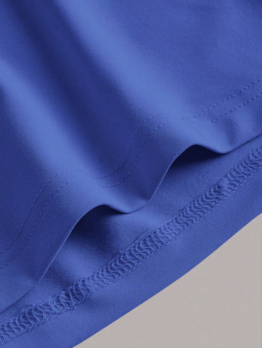 Summery plain tank dress with gathered waist