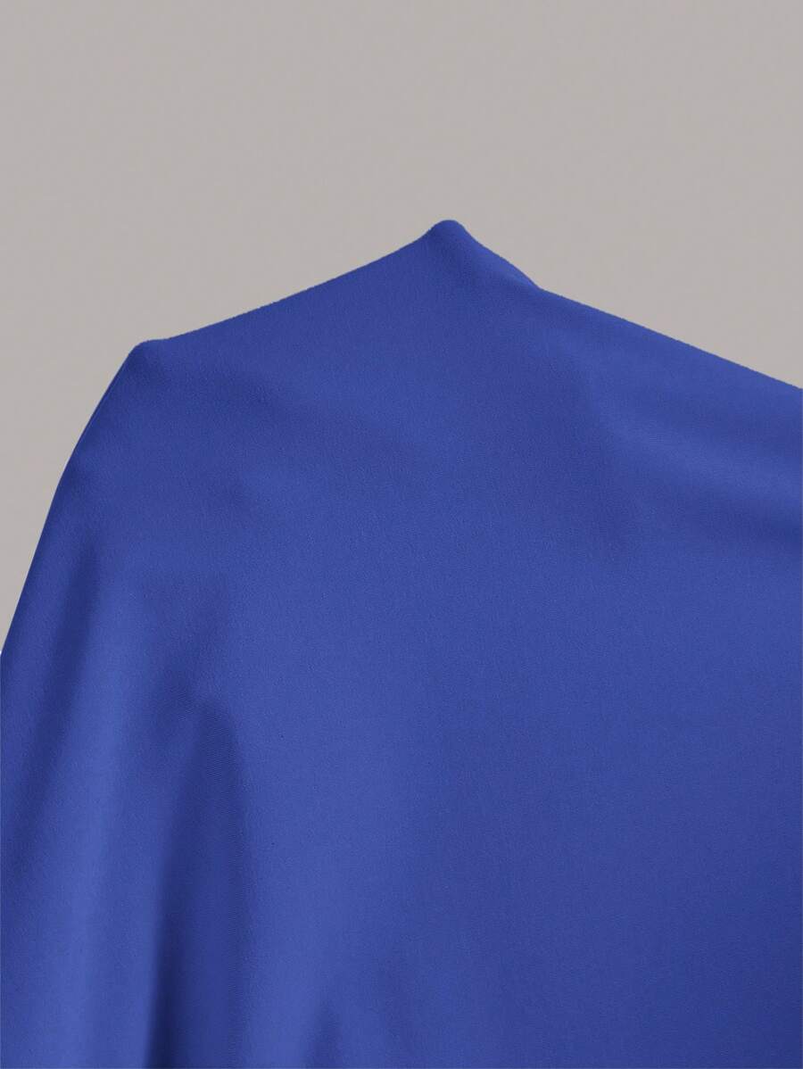 Summery plain tank dress with gathered waist