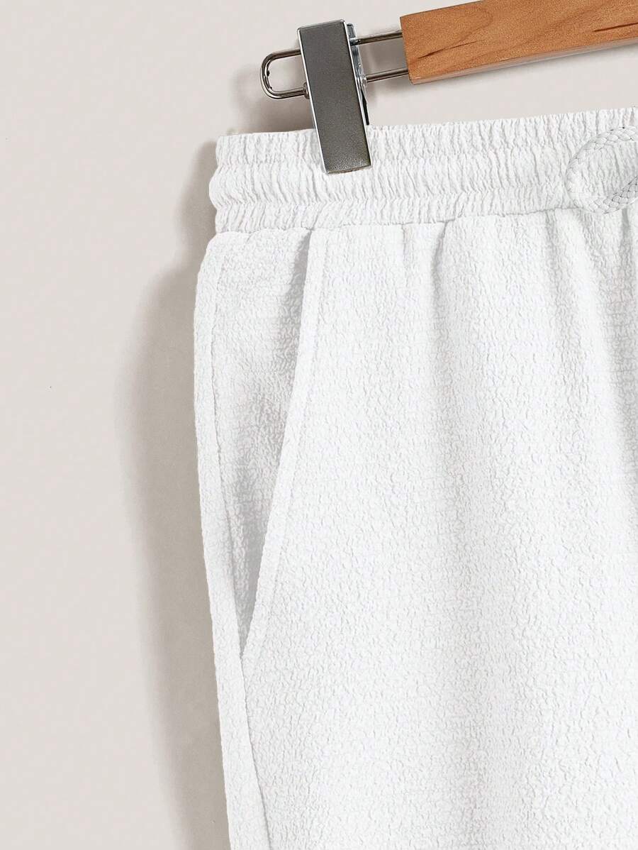 Men's Summer Set – Textured Top & Shorts