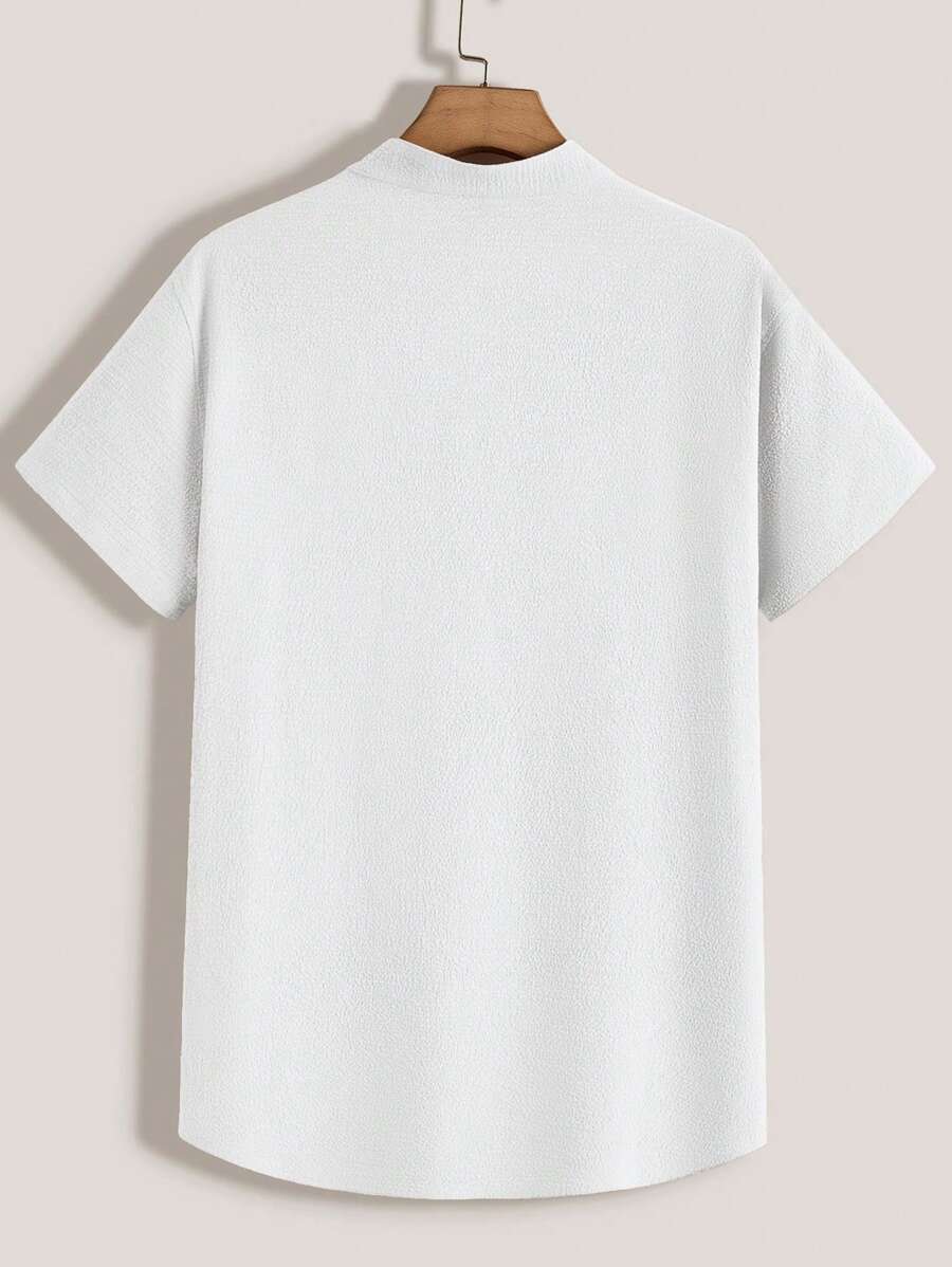 Men's Summer Set – Textured Top & Shorts