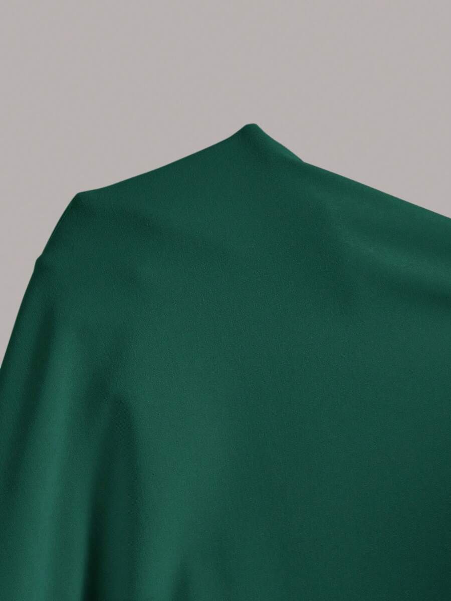 Summery plain tank dress with gathered waist