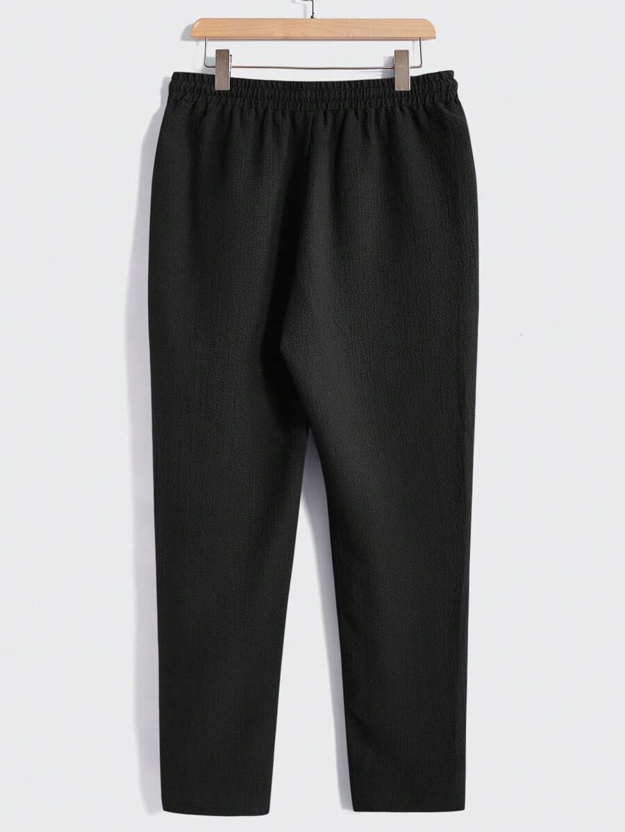 Men's Casual Set – Plain T-shirt and Pants