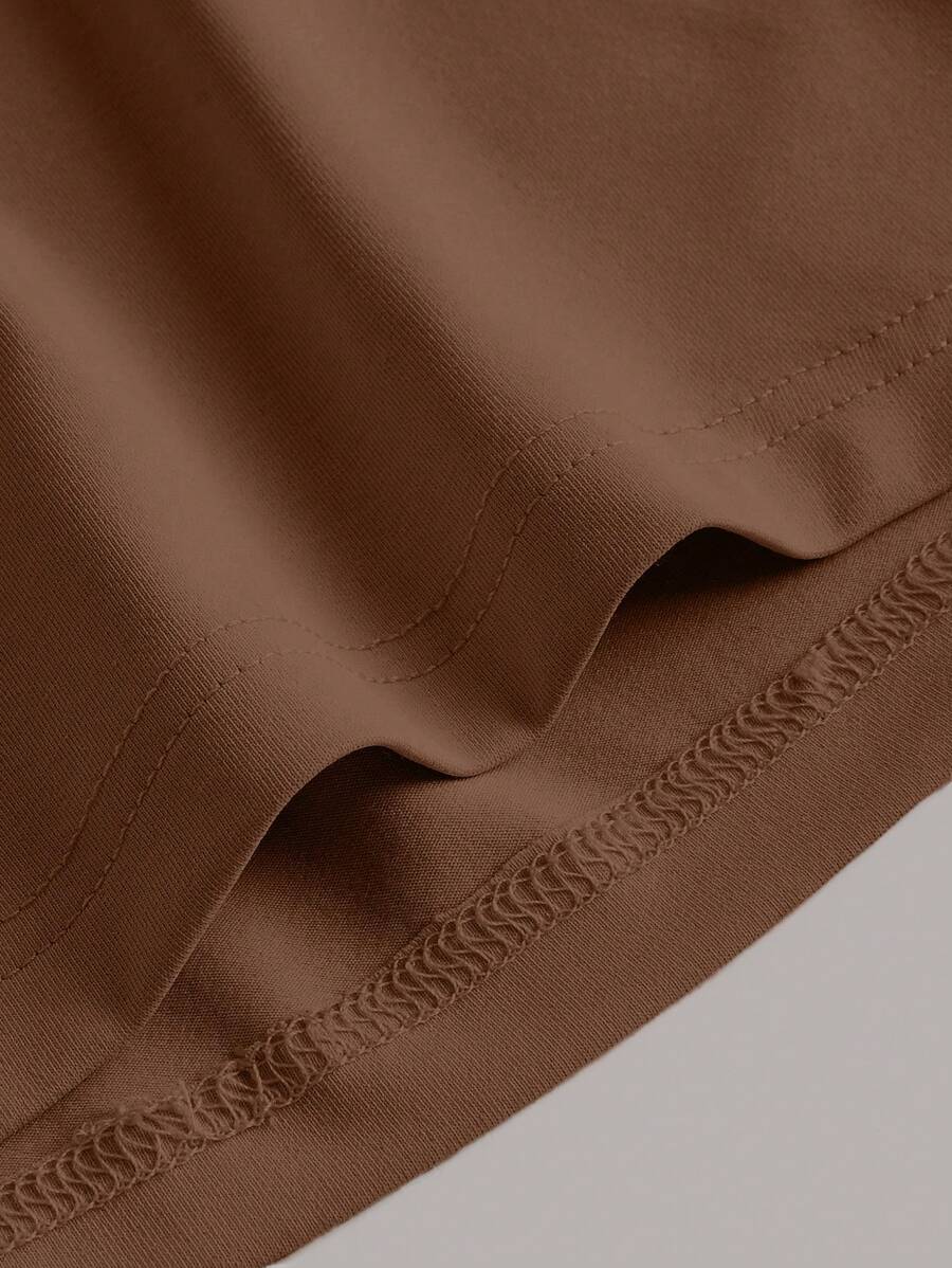 Summery plain tank dress with gathered waist