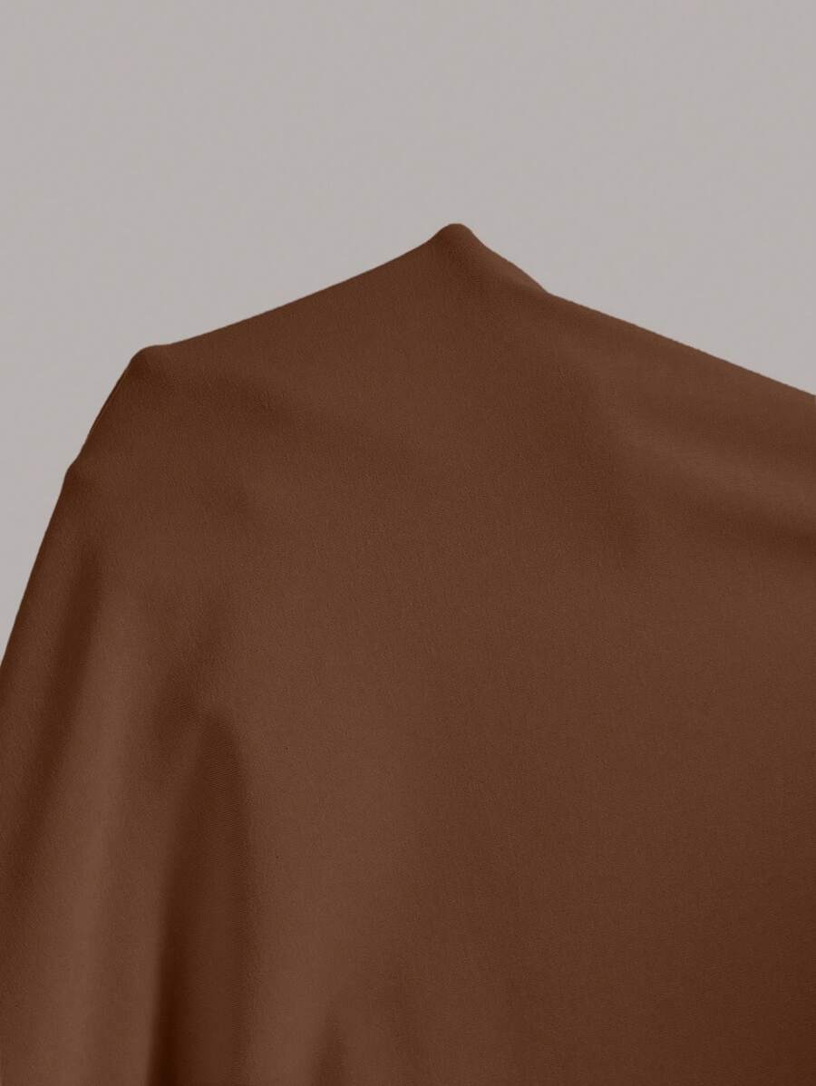 Summery plain tank dress with gathered waist