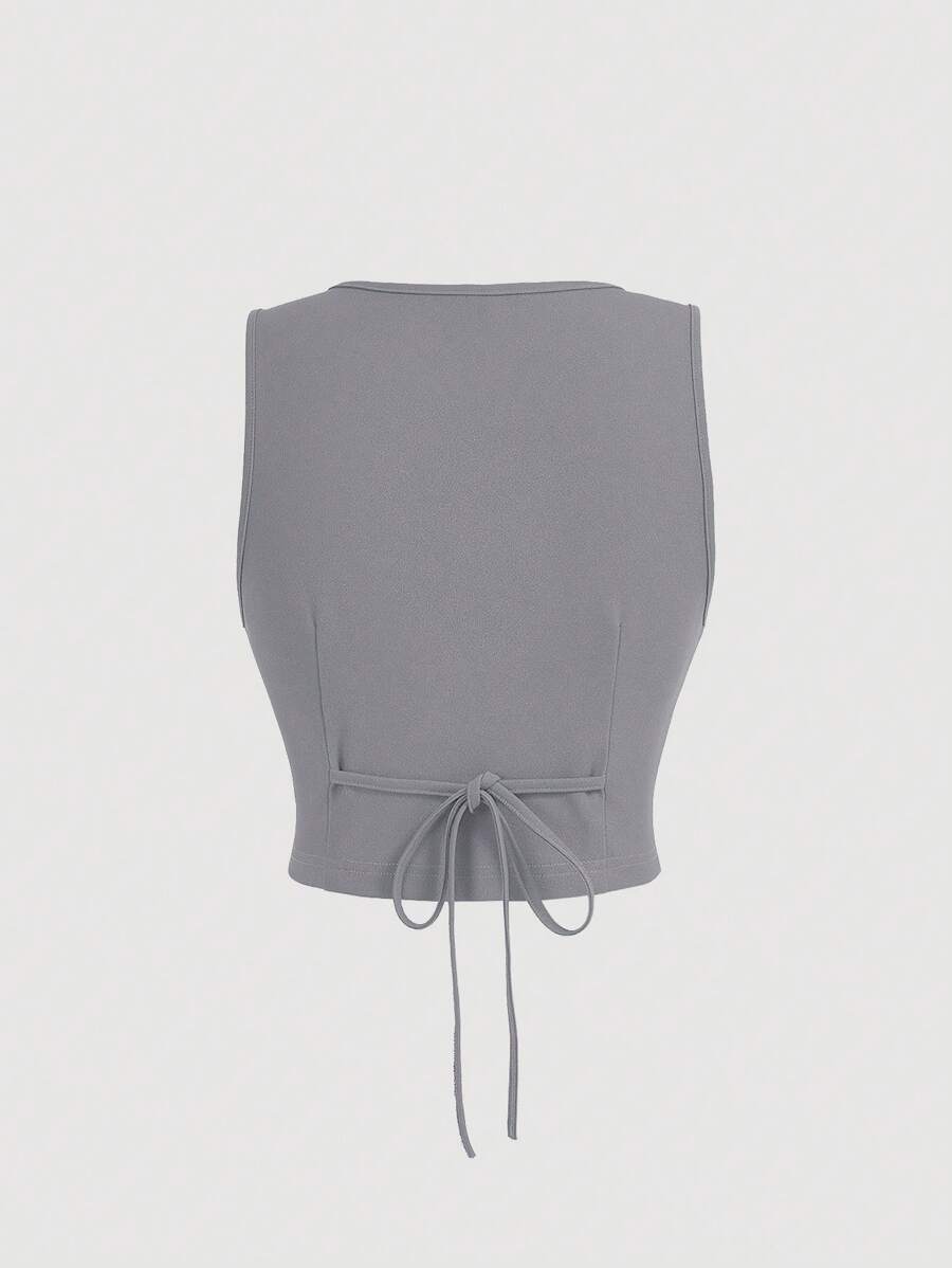 Women's Blue Suit – Buttoned Jacket and Trousers