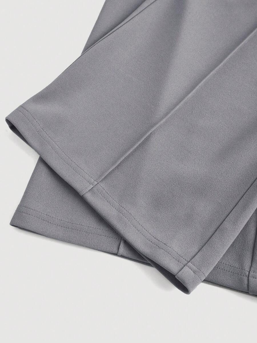 Women's Blue Suit – Buttoned Jacket and Trousers