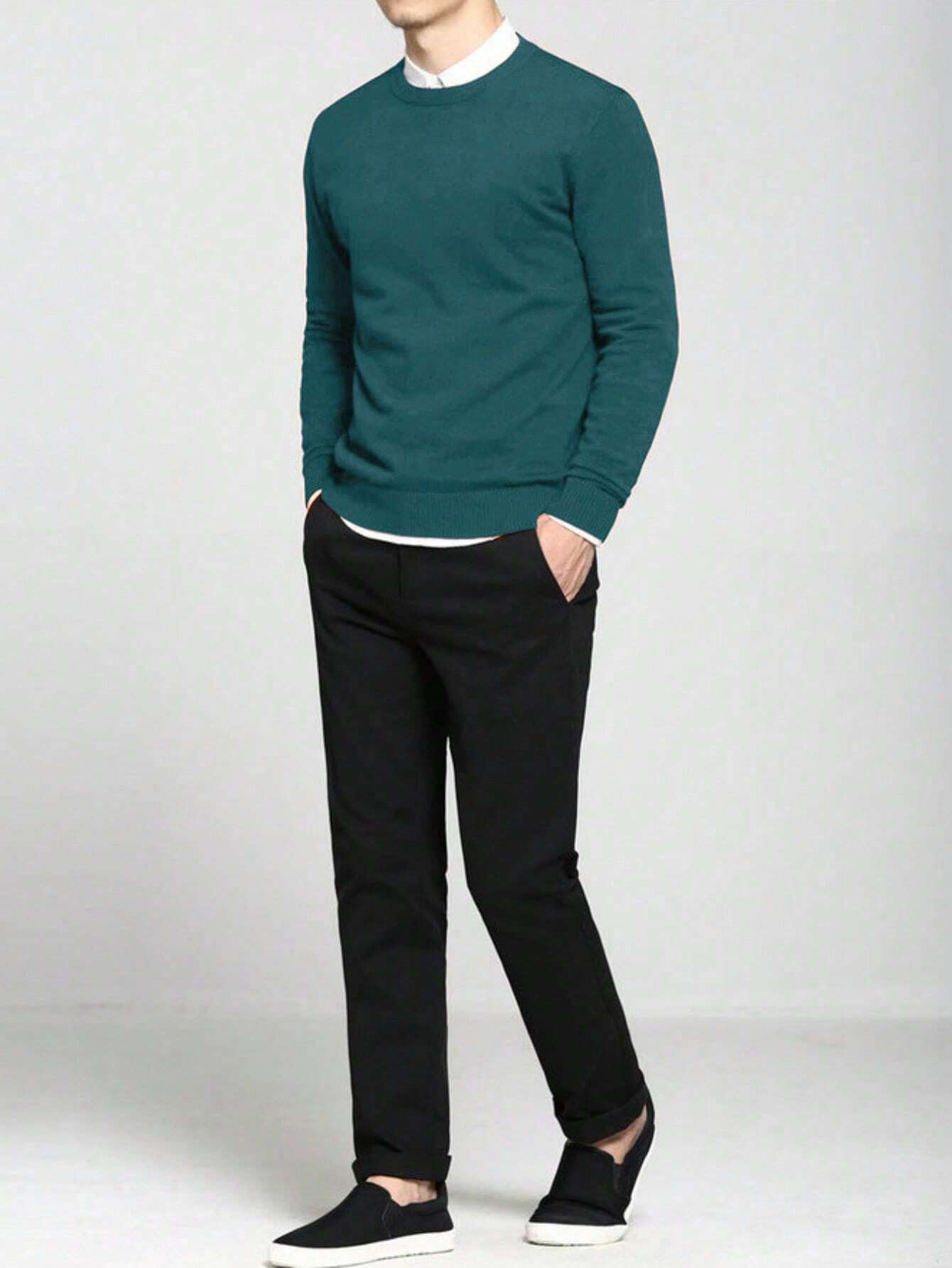 Men's Casual Sweater – Minimalist Style for Everyday Wear