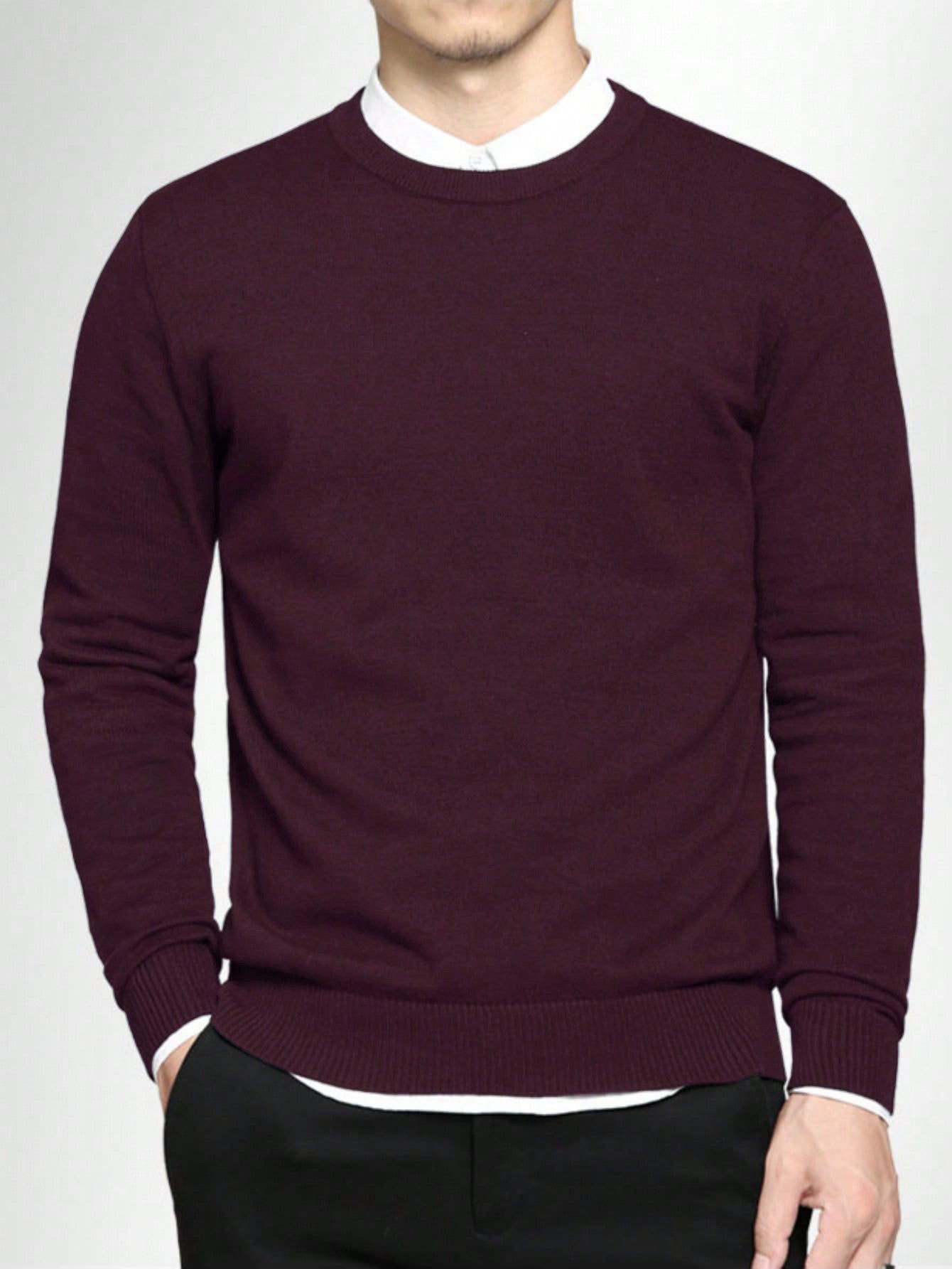 Men's Casual Sweater – Minimalist Style for Everyday Wear