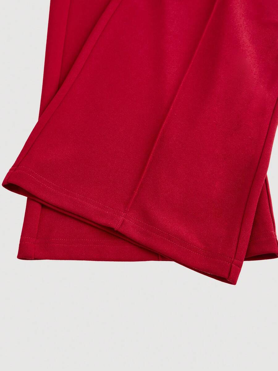 Women's Blue Suit – Buttoned Jacket and Trousers