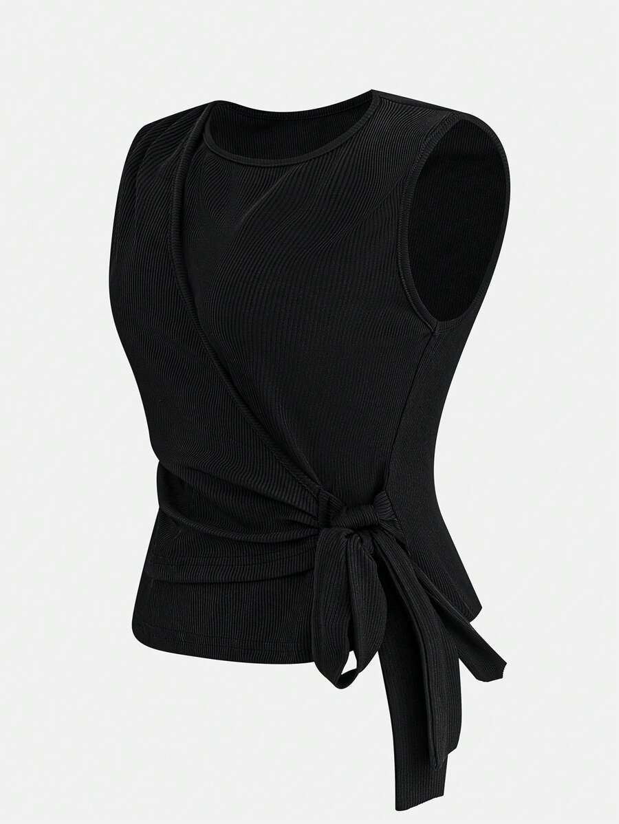 Casual Outfit – Button-Down Tank Top and Pants