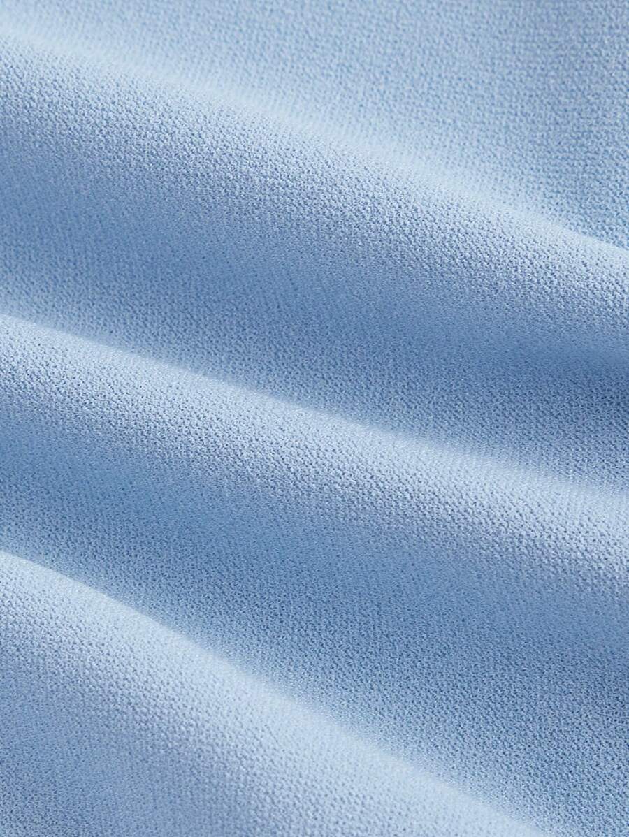 Women's Blue Suit – Buttoned Jacket and Trousers