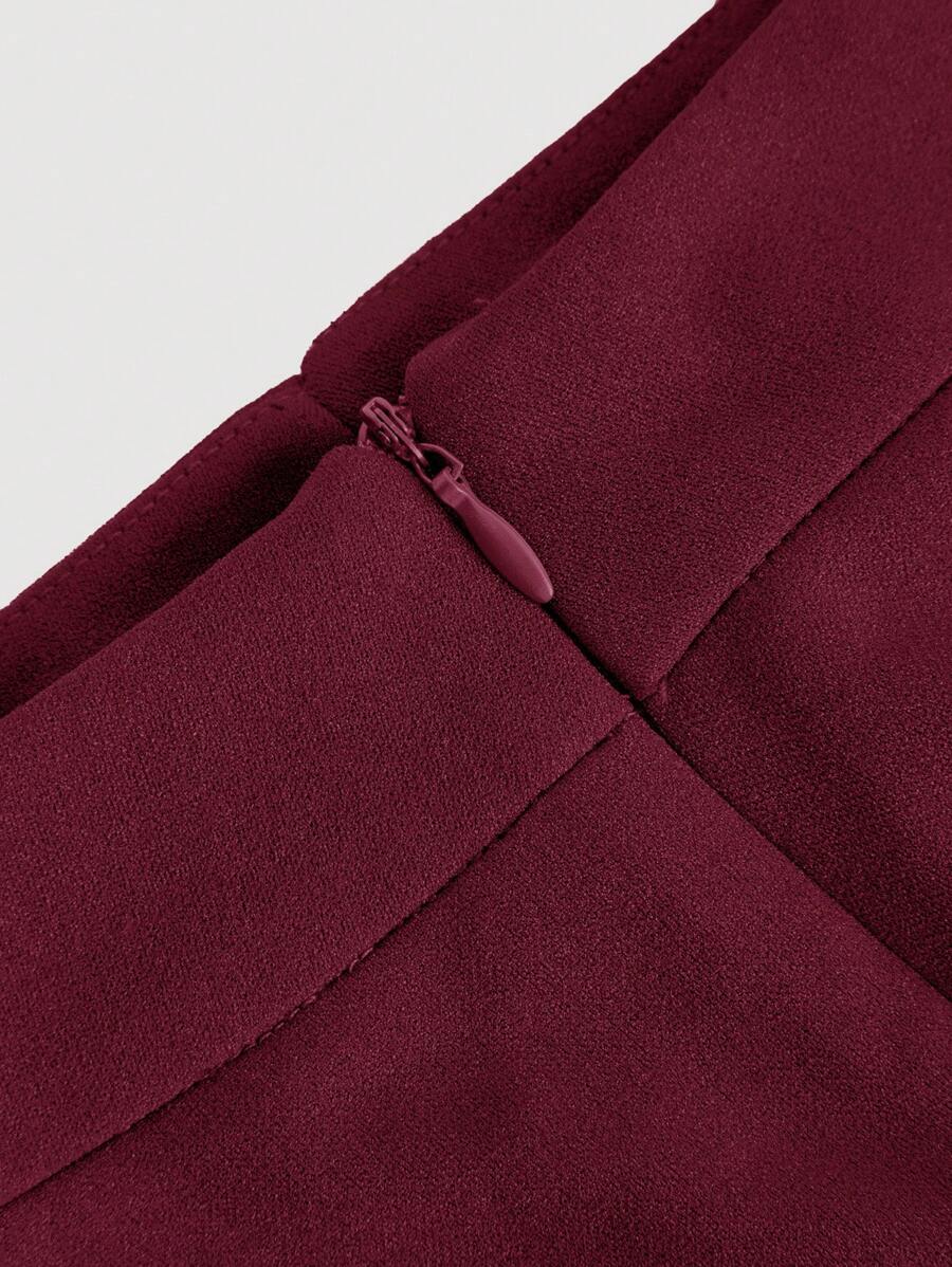 Women's Blue Suit – Buttoned Jacket and Trousers