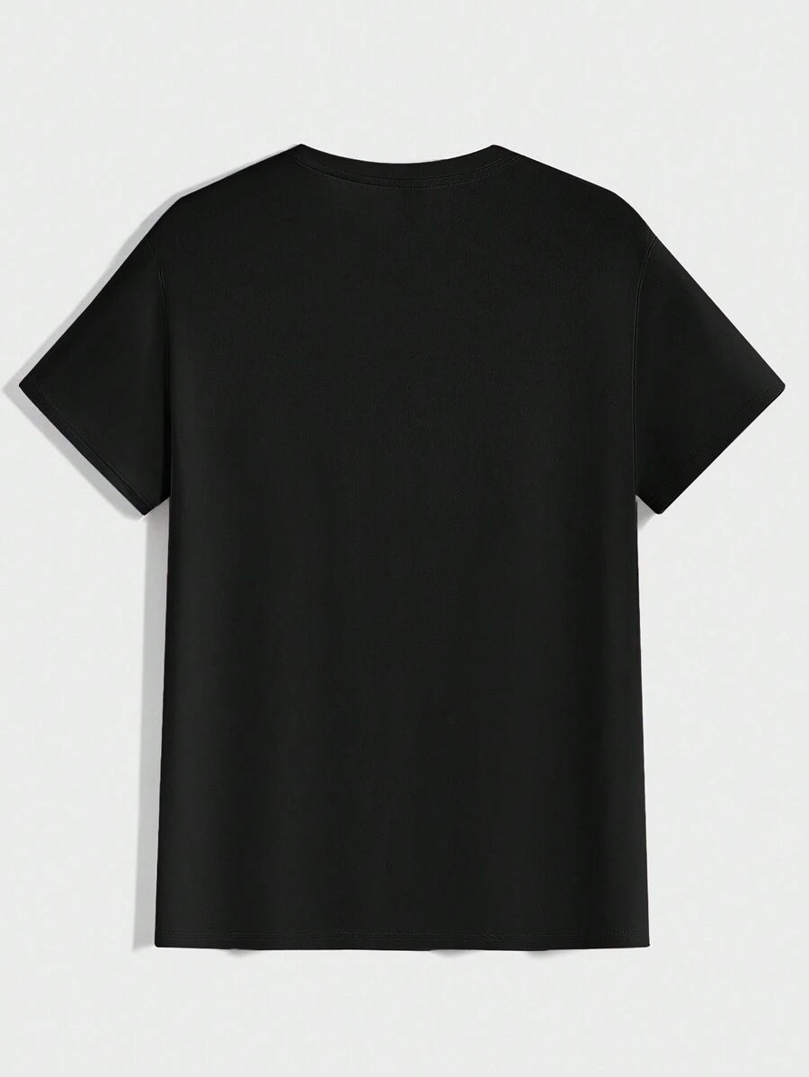 Men's Casual Short Sleeve Knitted T-Shirt