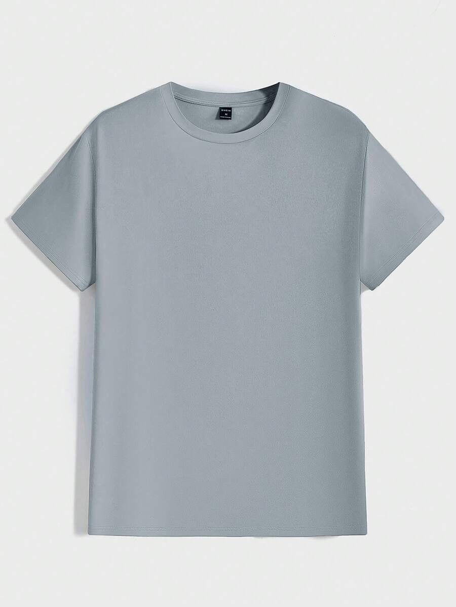 Men's Casual Short Sleeve Knitted T-Shirt