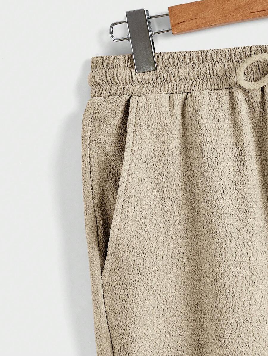 Men's Summer Set – Textured Top & Shorts