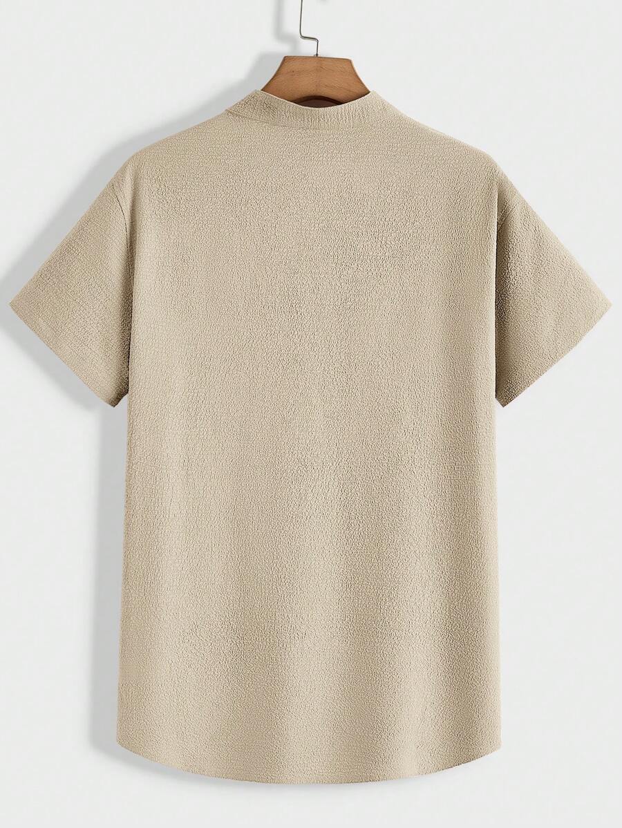 Men's Summer Set – Textured Top & Shorts