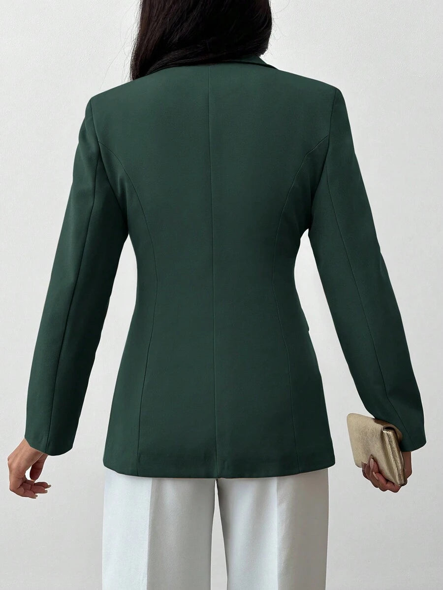 Women's Blazer with Notched Collar and Single Button - Limited Edition Autumn 2025