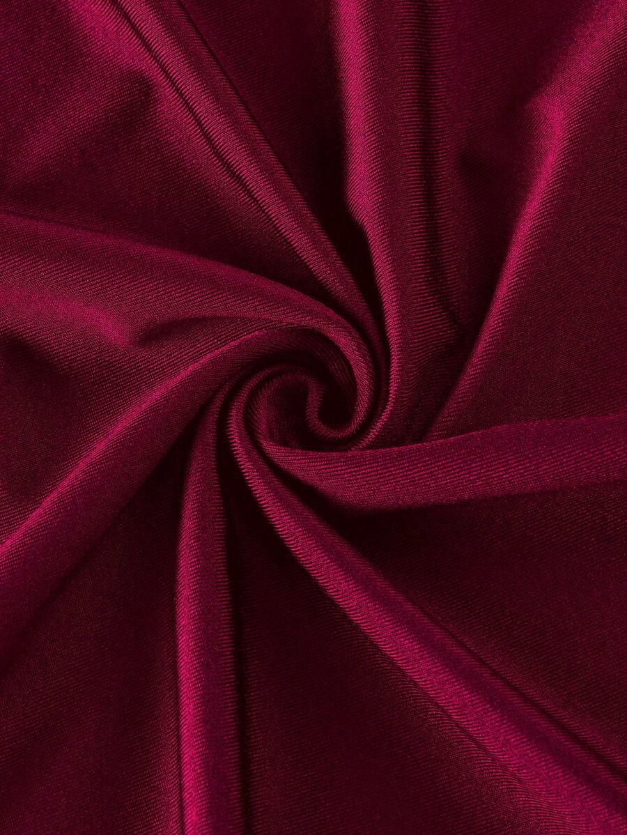 Elegant Solid Color Flared Cami Dress