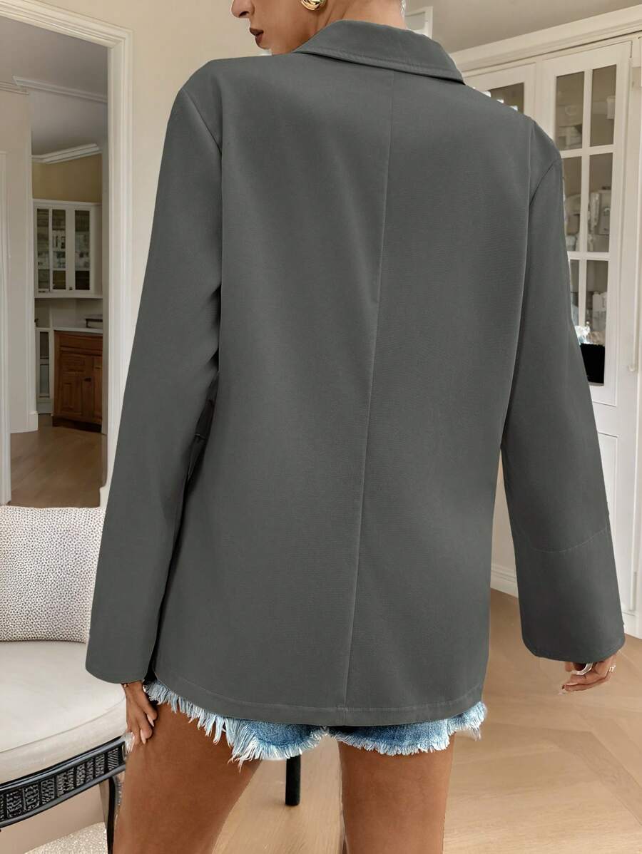 Women's Striped Blazer with Buttons & Chic Lapels - Limited Edition Autumn 2025