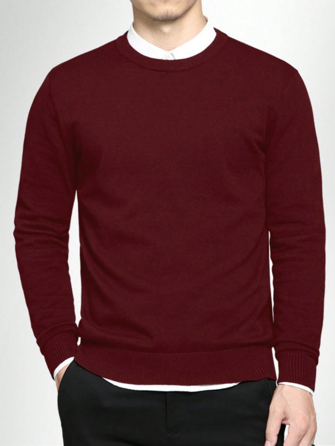 Men's Casual Sweater – Minimalist Style for Everyday Wear