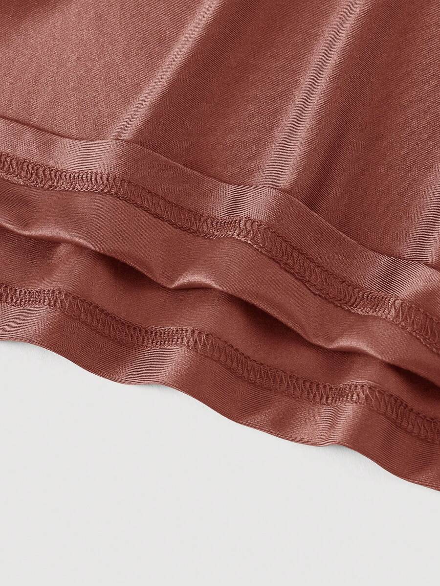 Elegant Solid Color Flared Cami Dress