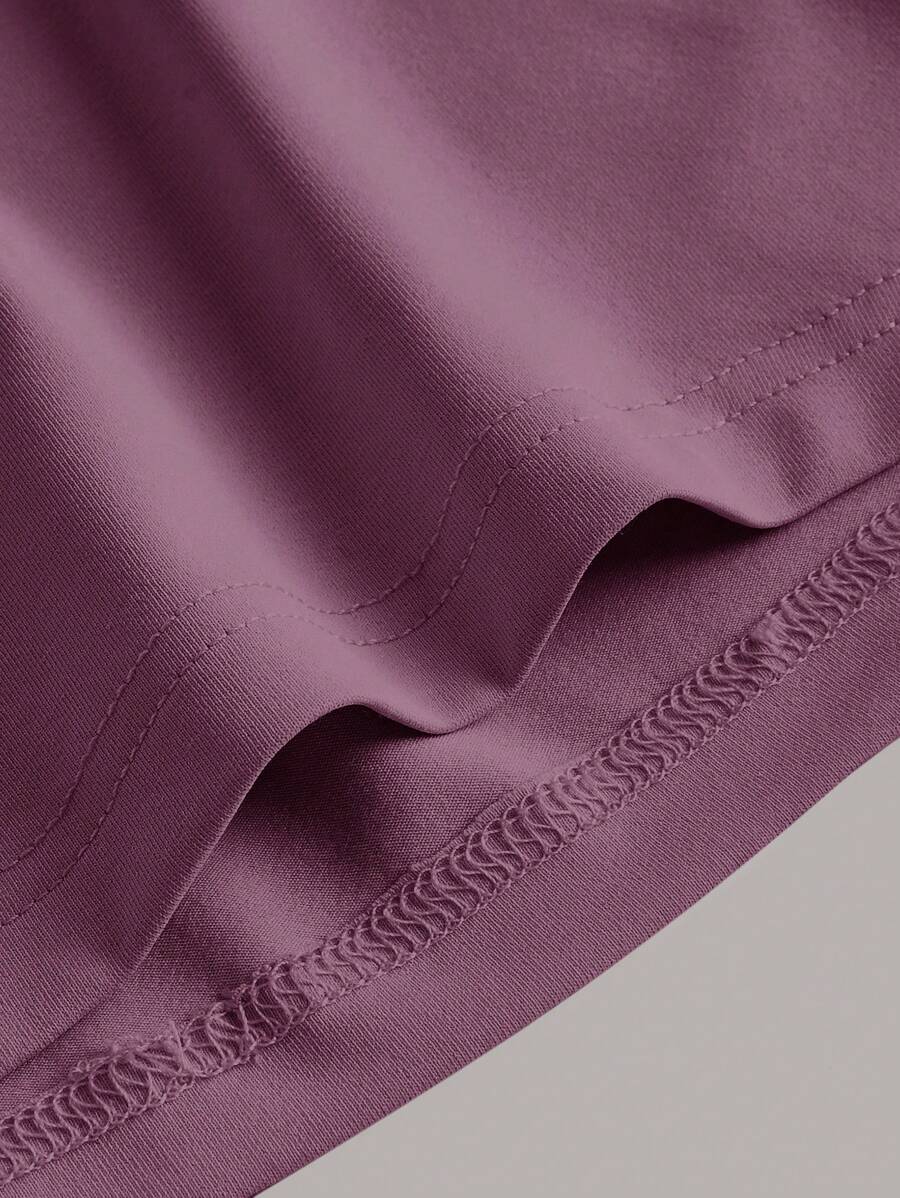 Summery plain tank dress with gathered waist