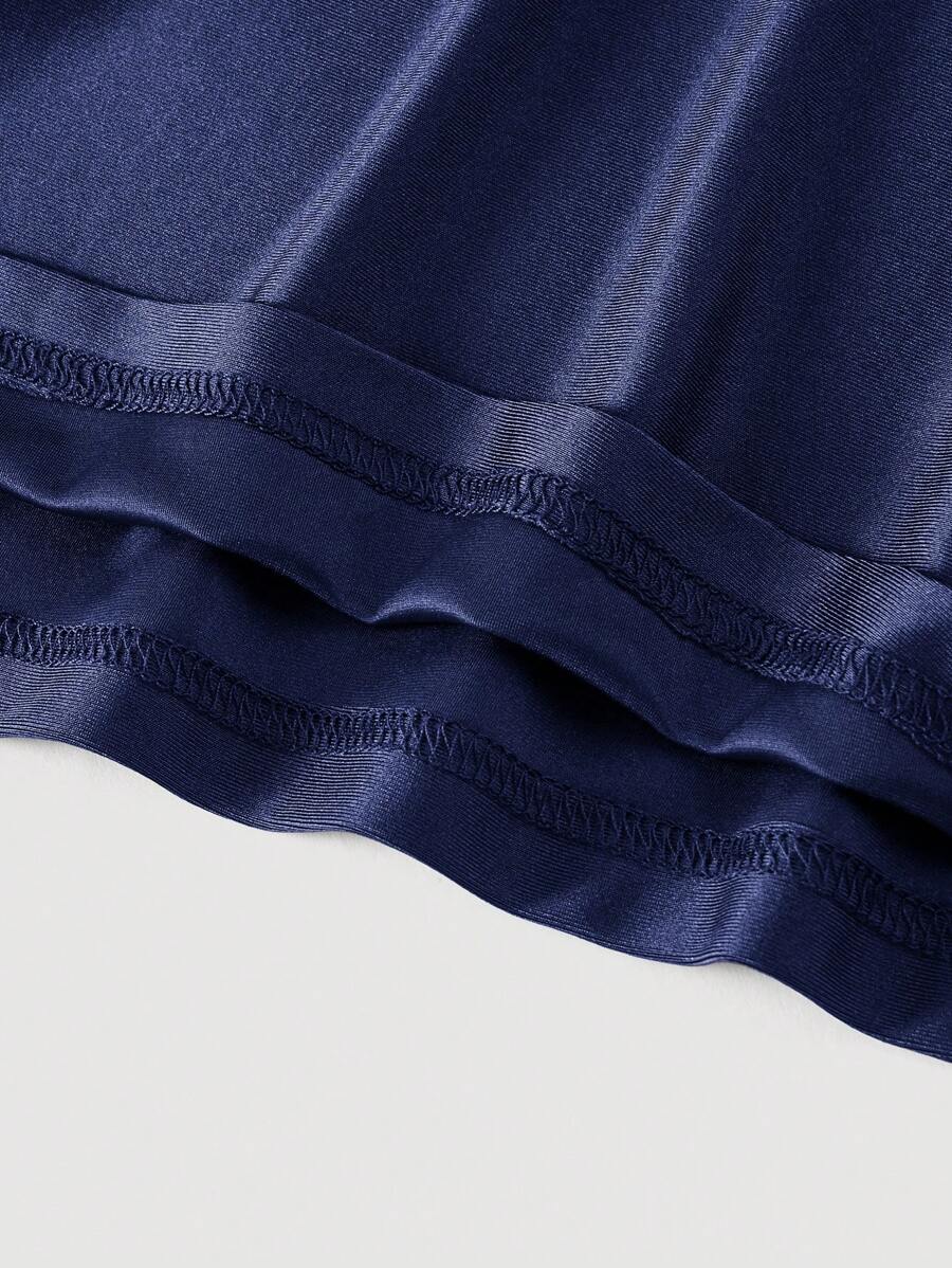 Elegant Solid Color Flared Cami Dress