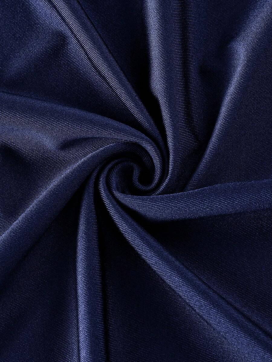 Elegant Solid Color Flared Cami Dress