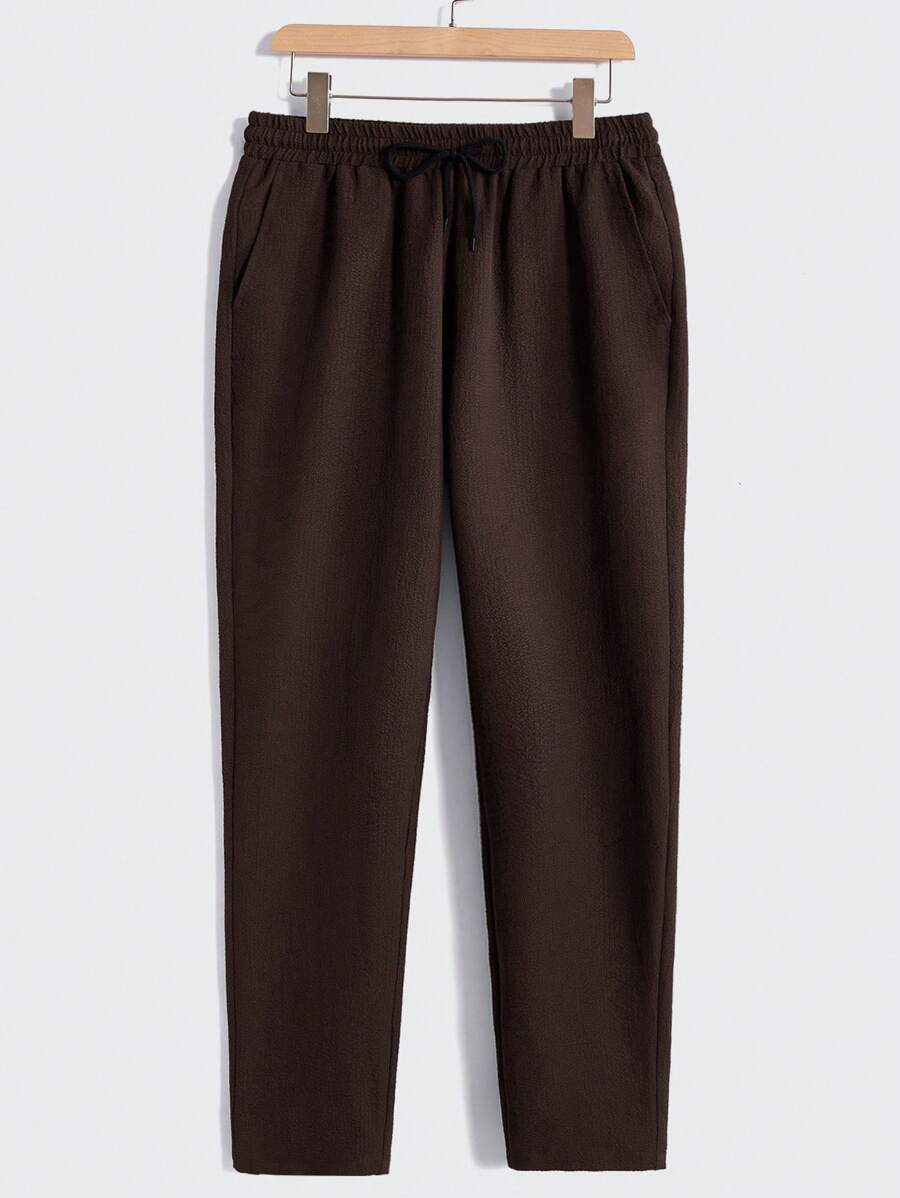 Men's Casual Set – Plain T-shirt and Pants