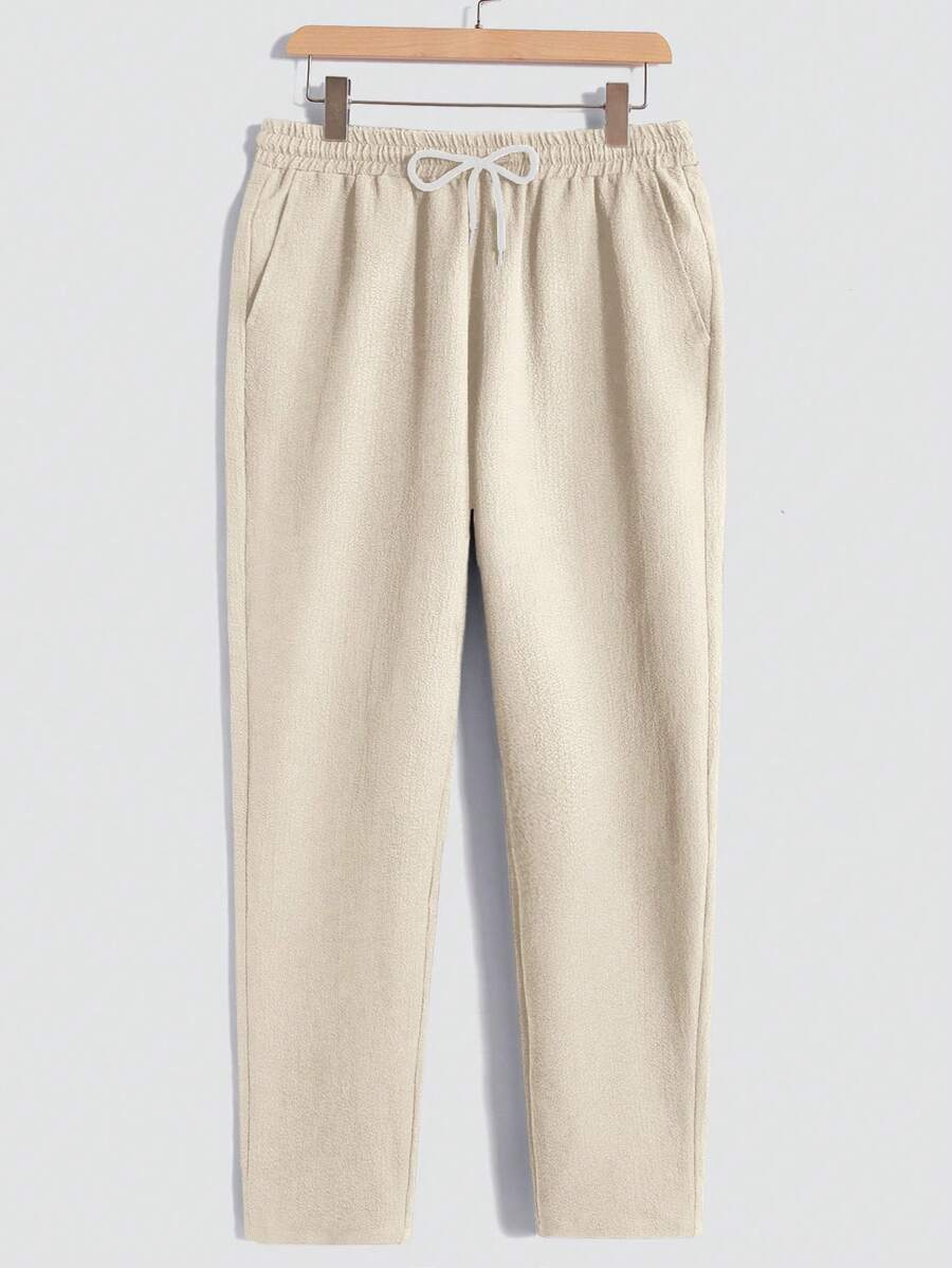 Men's Casual Set – Plain T-shirt and Pants