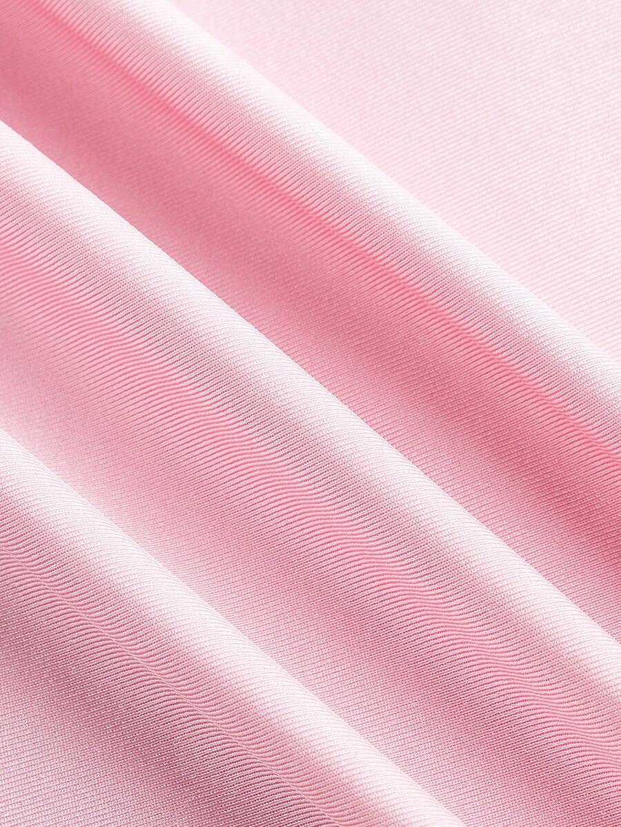 Elegant Solid Color Flared Cami Dress