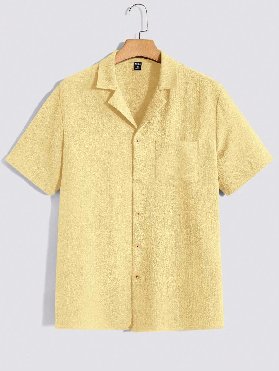 Men's Casual Set – Plain T-shirt and Pants