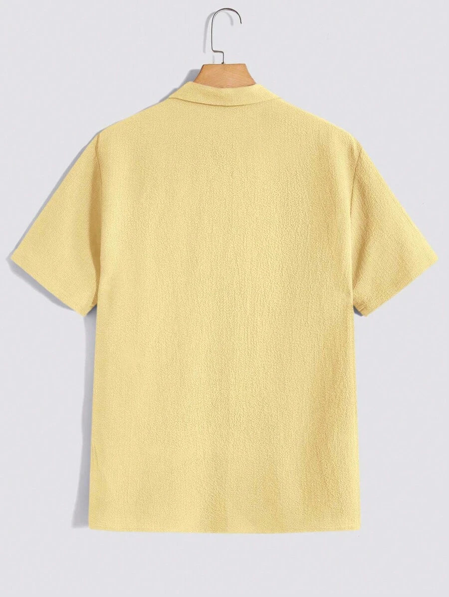 Men's Casual Set – Plain T-shirt and Pants