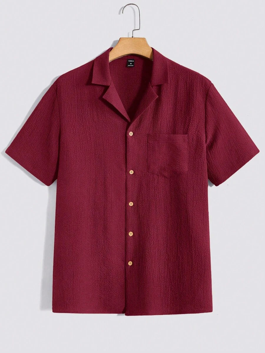 Men's Casual Set – Plain T-shirt and Pants