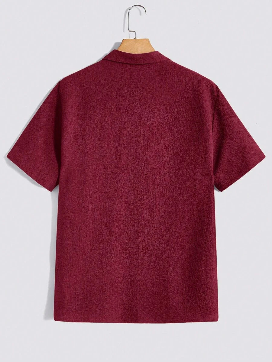 Men's Casual Set – Plain T-shirt and Pants