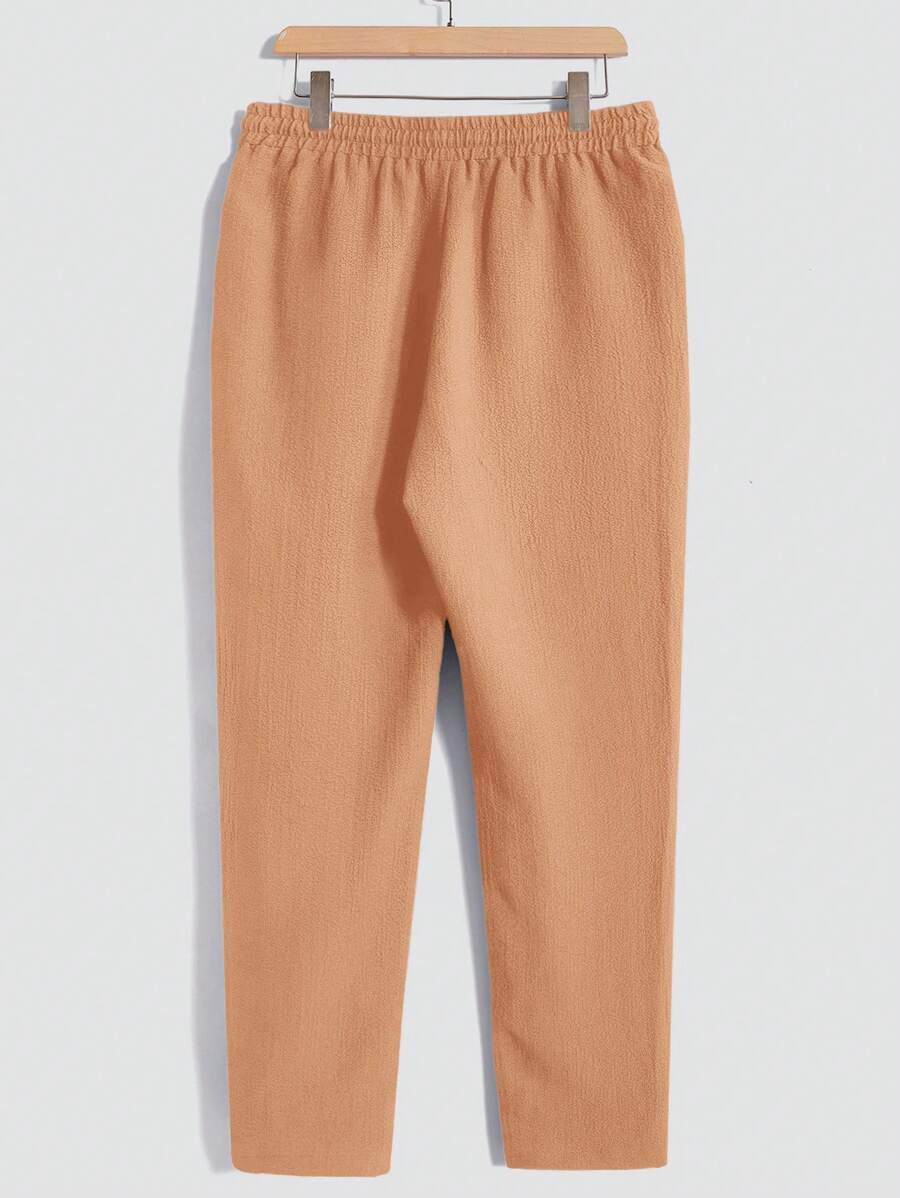 Men's Casual Set – Plain T-shirt and Pants