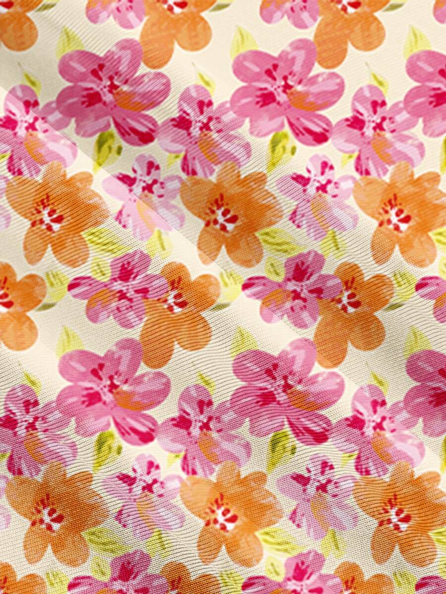 Elegant Solid Color Flared Cami Dress