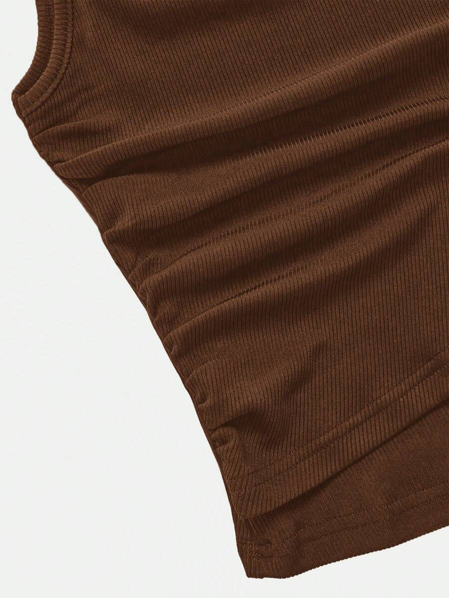 Casual Outfit – Button-Down Tank Top and Pants