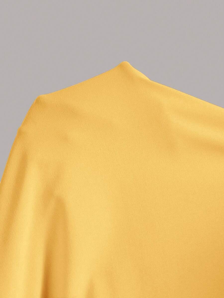 Summery plain tank dress with gathered waist