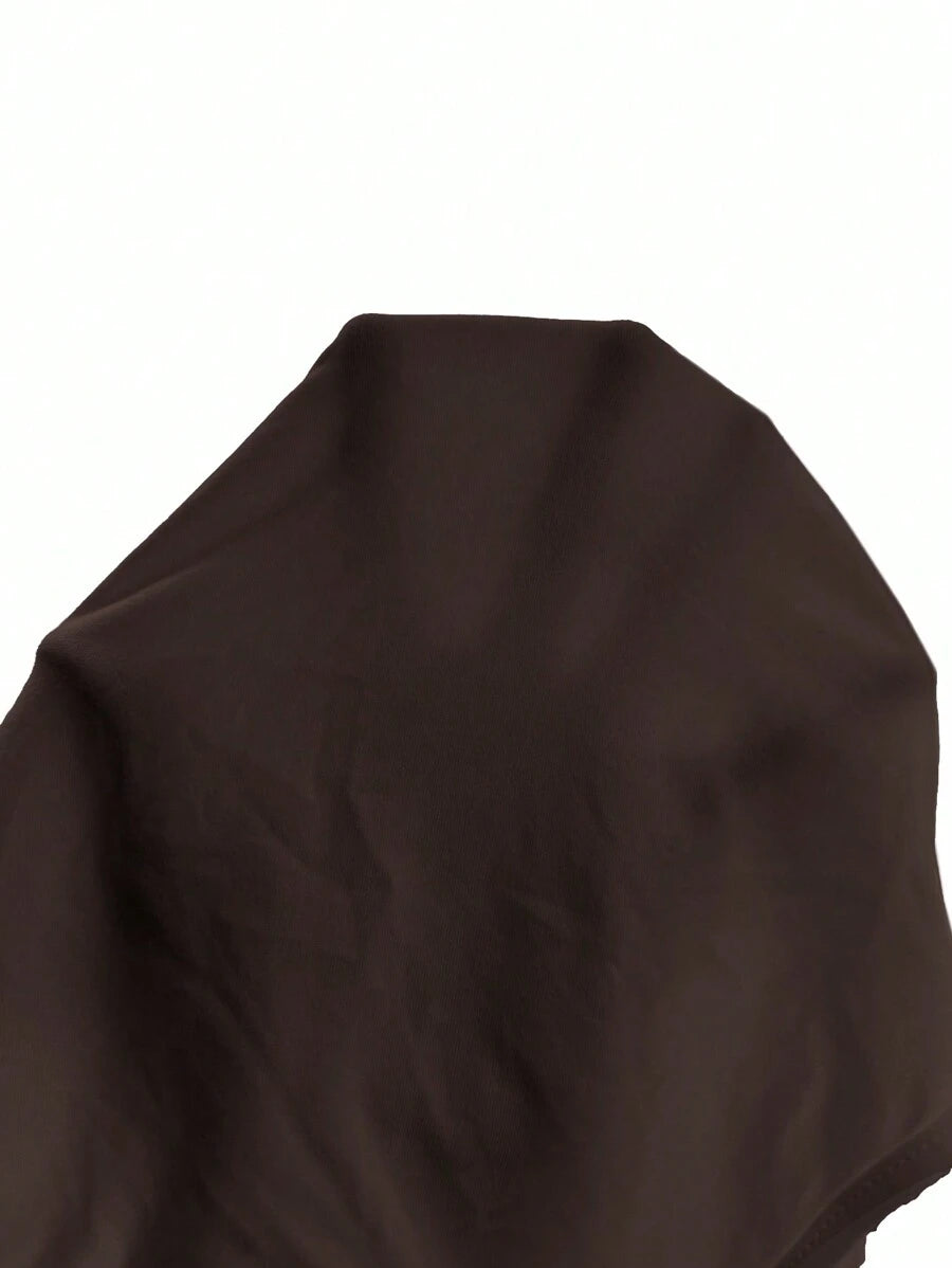 Summery Plain tank Dress with Gathered Waist