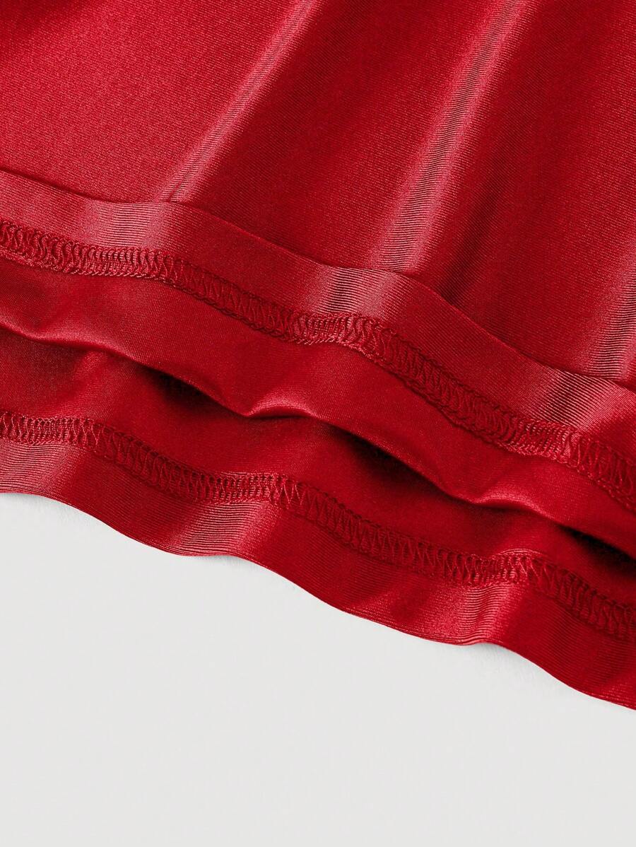 Elegant Solid Color Flared Cami Dress