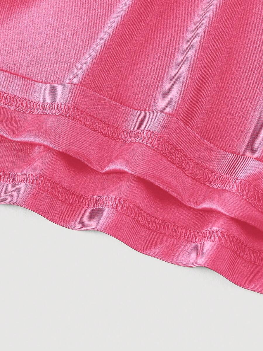 Elegant Solid Color Flared Cami Dress