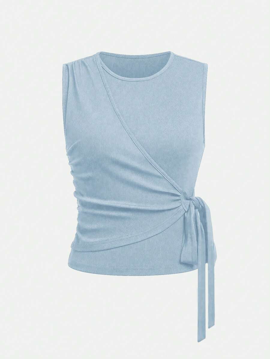 Casual Outfit – Button-Down Tank Top and Pants