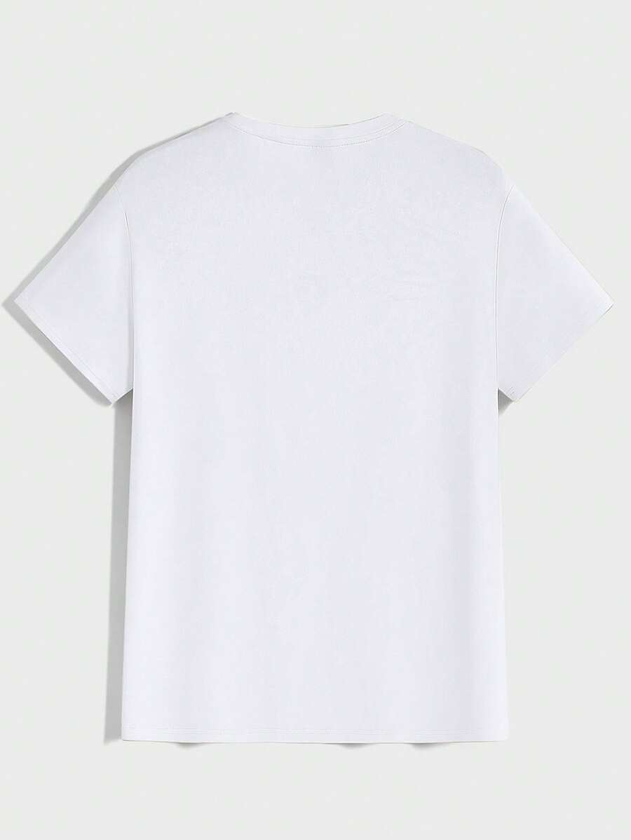 Men's Casual Short Sleeve Knitted T-Shirt